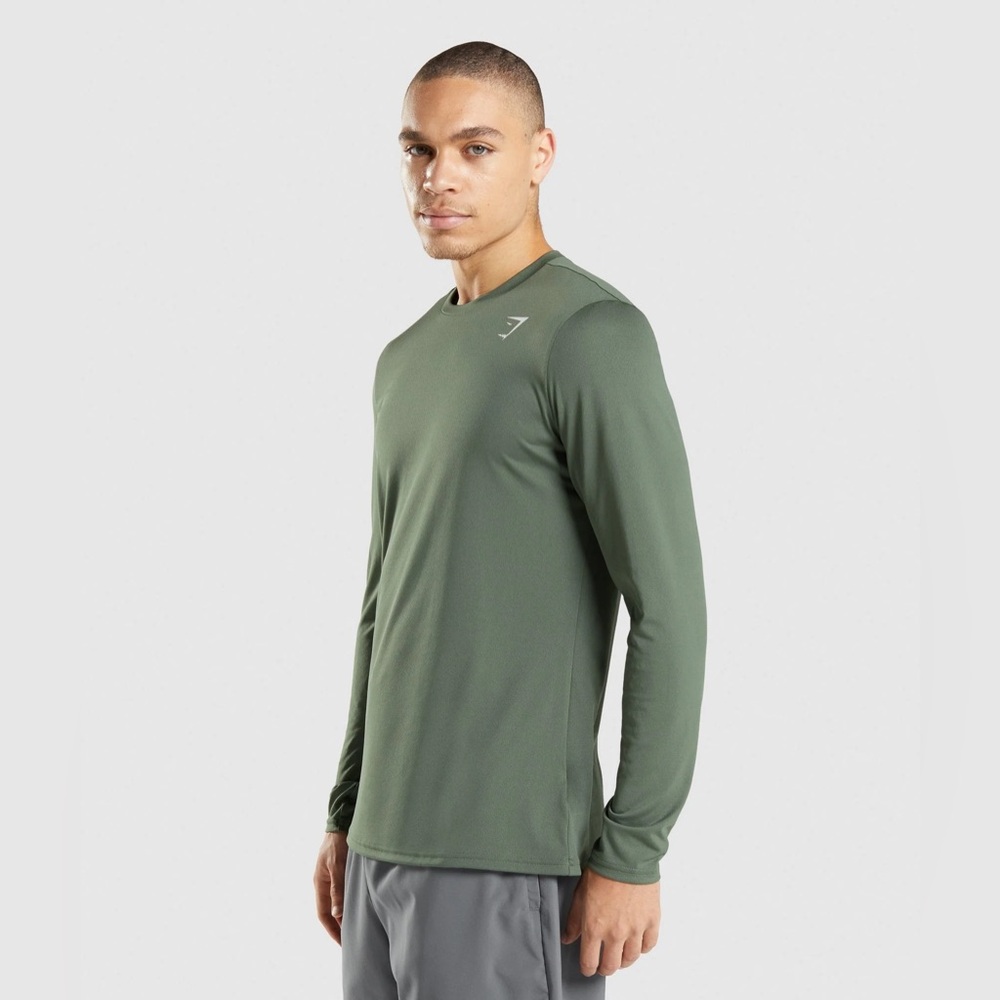 Gymshark Arrival Long Sleeve T-Shirt | Green